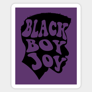 Black boy joy Sticker